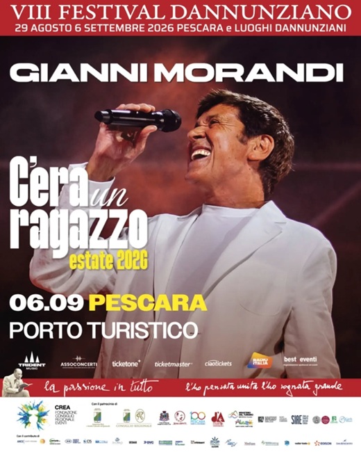 Gianni Morandi Festival Dannunziano