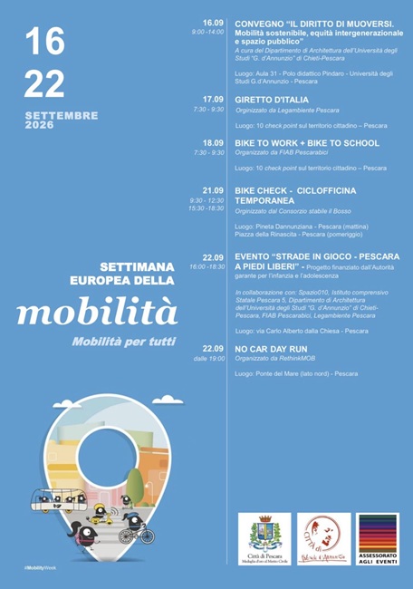 Settimana Euopea delle Mobilità Pescara