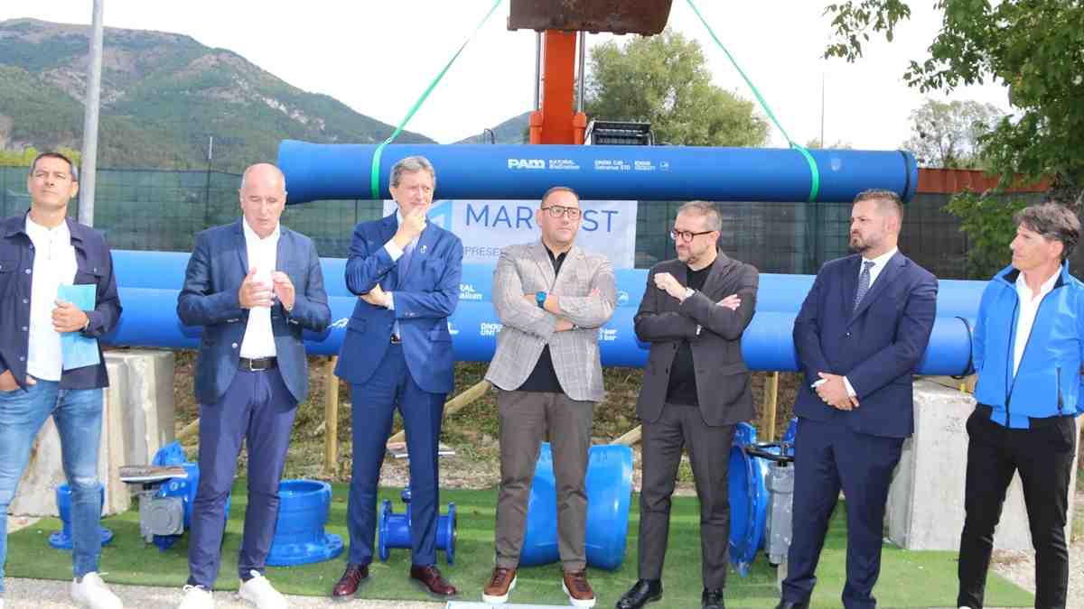 lavori acquedotto del Chiarino