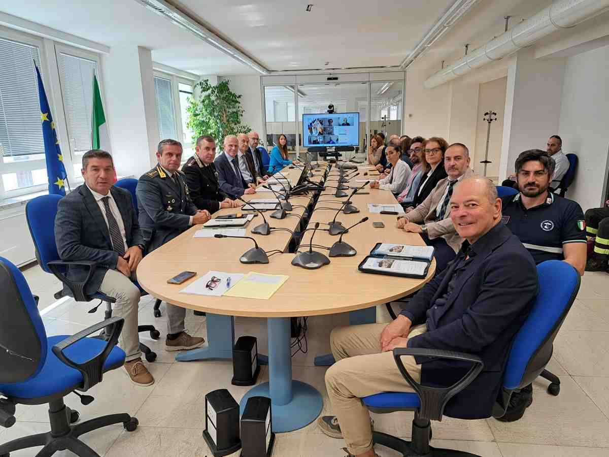 Riunione videosorveglianza Prefettura L'Aquila