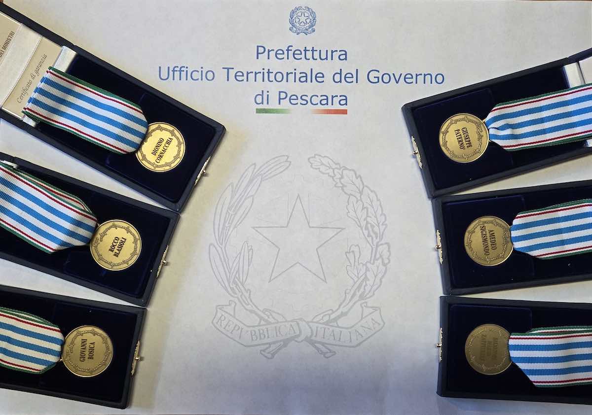 medaglie prefettura
