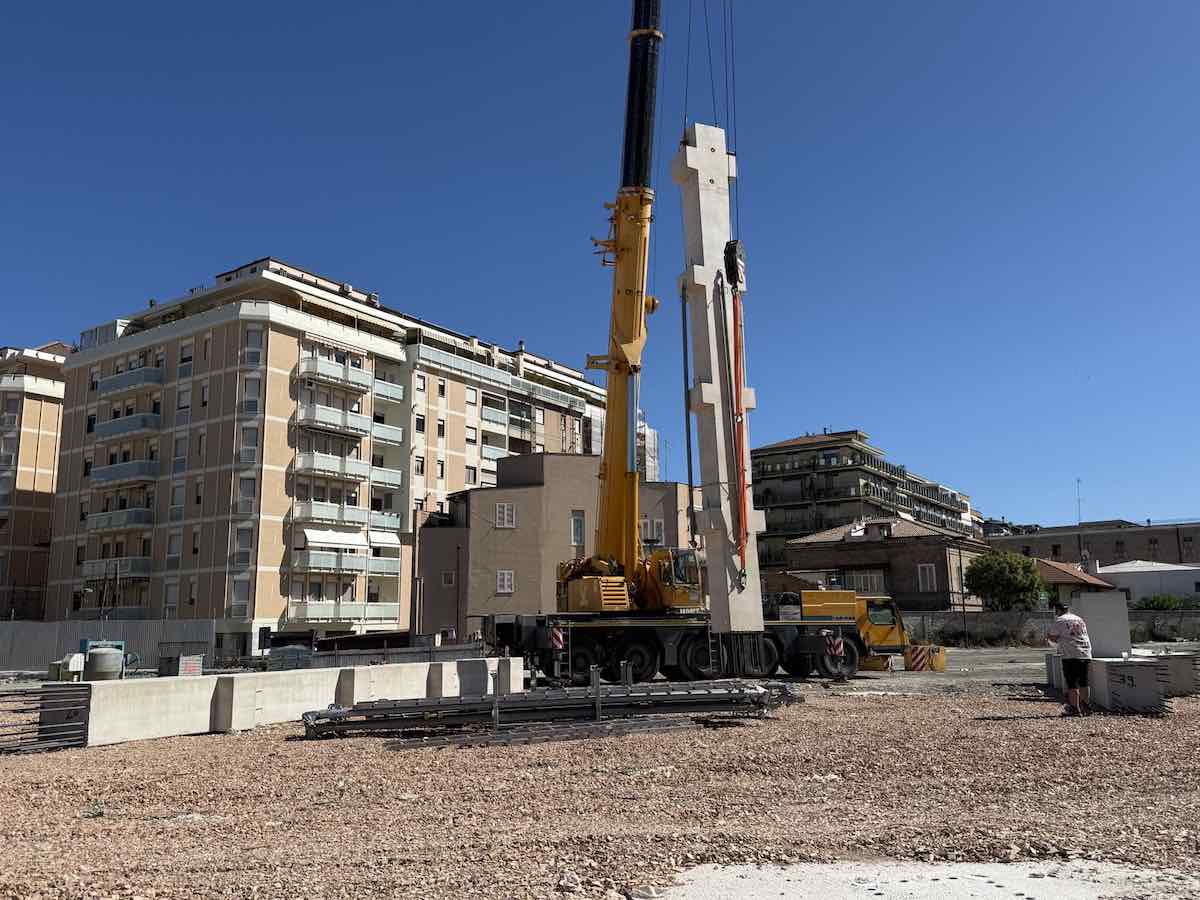 pilastri parcheggio pescara