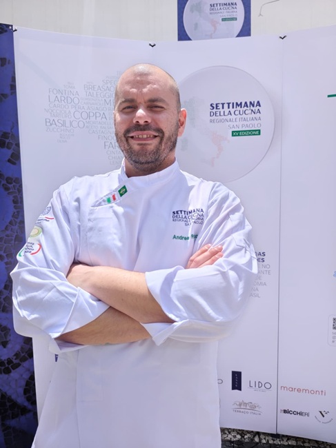 Lo chef Andrea Rocco