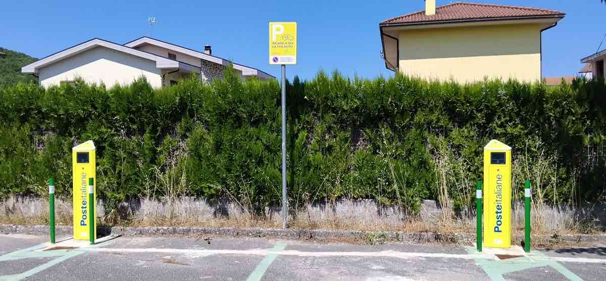 colonnine ricarica poste italiane