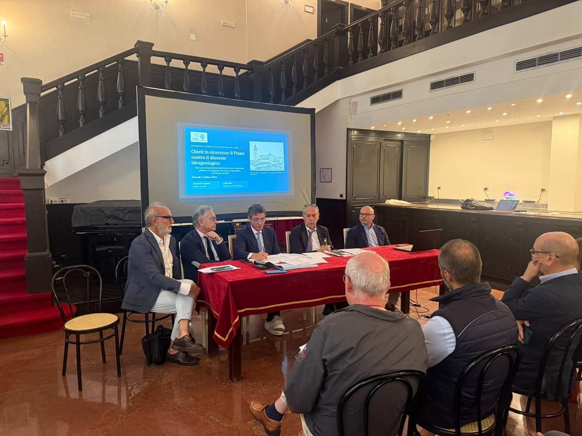 Riunione dissesto idrogeologico Chieti