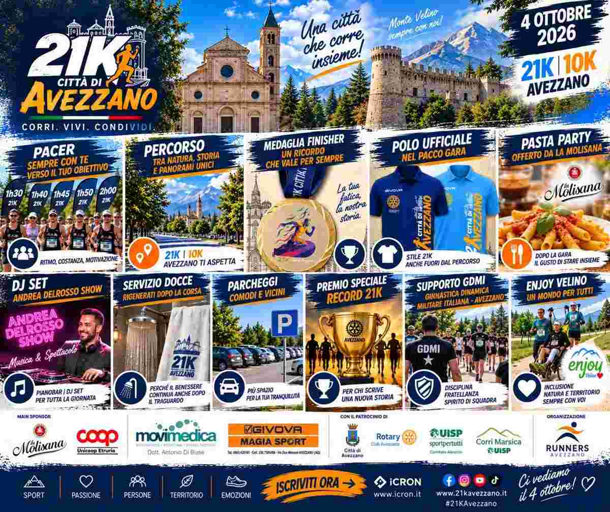 21K Città di Avezzano 04102026 locandina