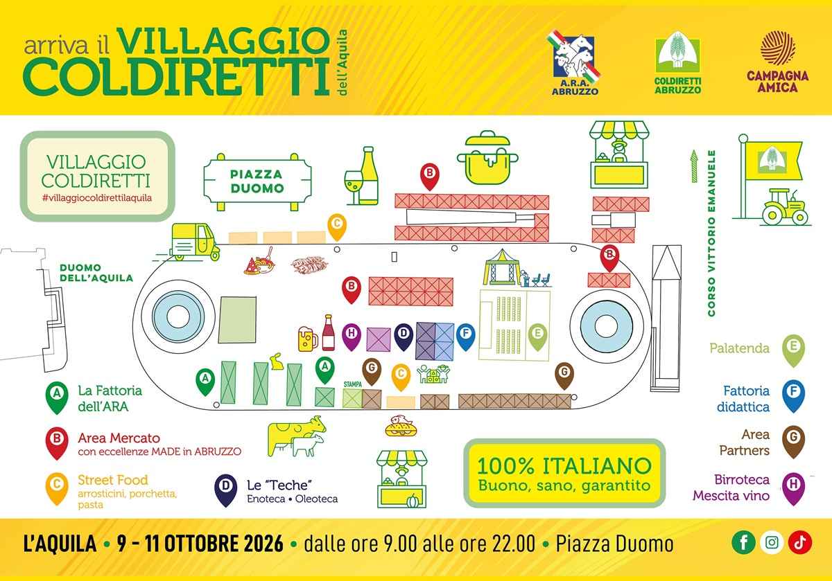 Villaggio Coldiretti L'Aquila 2026