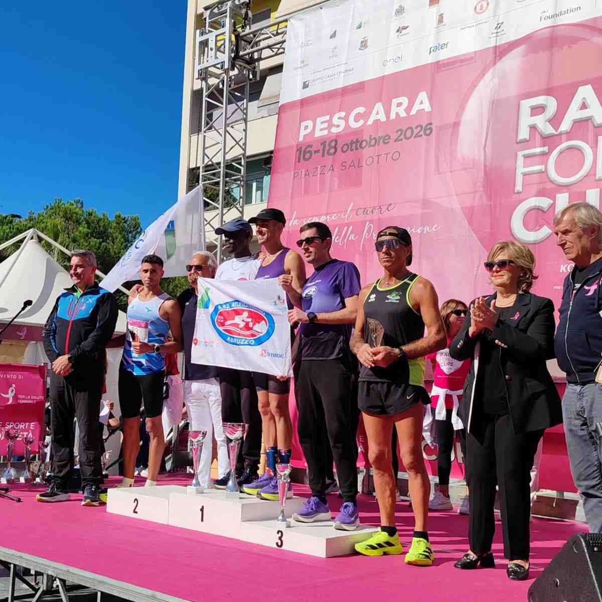 podio Race for the Cure Pescara 2026