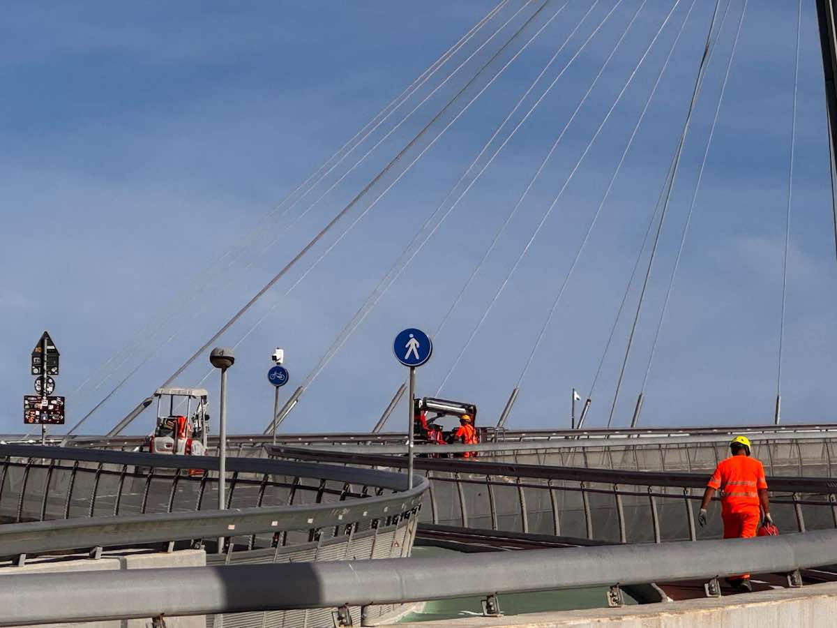 lavori ponte del mare