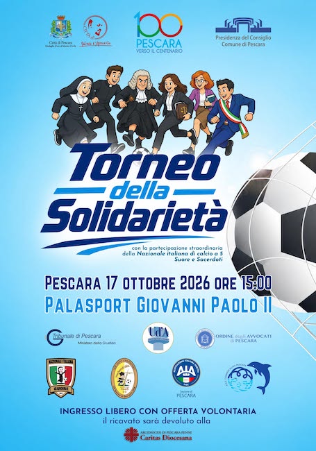 torneo solidarietà 17 ottobre 2026